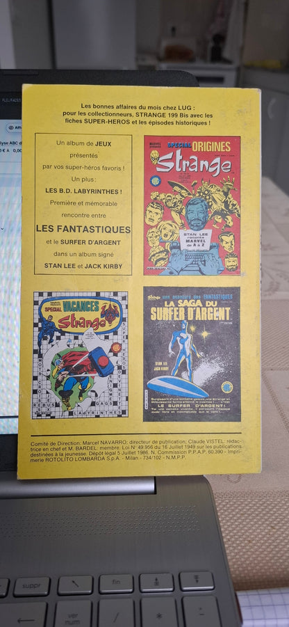 Les 4 Fantastiques : L'homme au grand pouvoir n°102 - Nova - - LUG Edition - Périodique - Juillet 1986