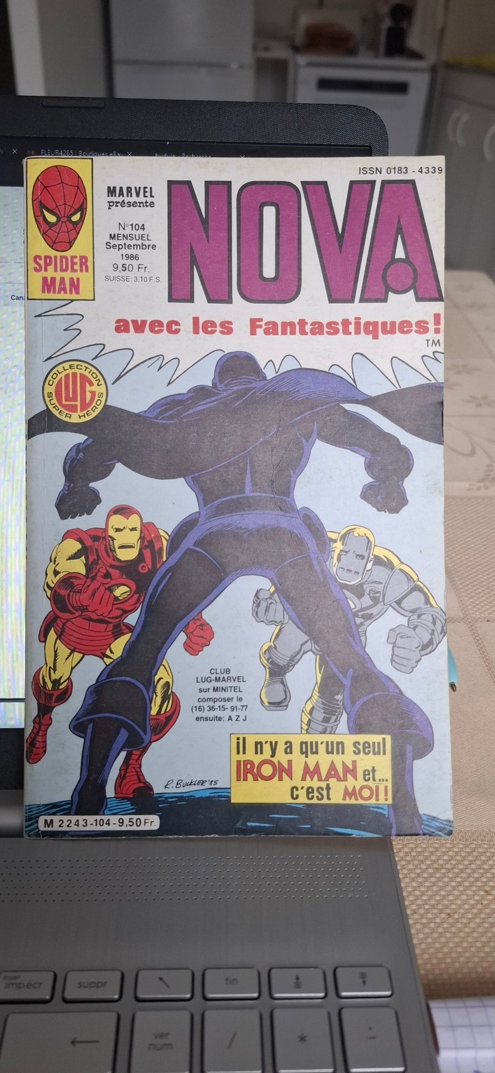 Les 4 Ftqs : Mission pour un homme mort ! n°104 - Nova - - LUG Edition - Périodique - Septembre 1986 (Copie)